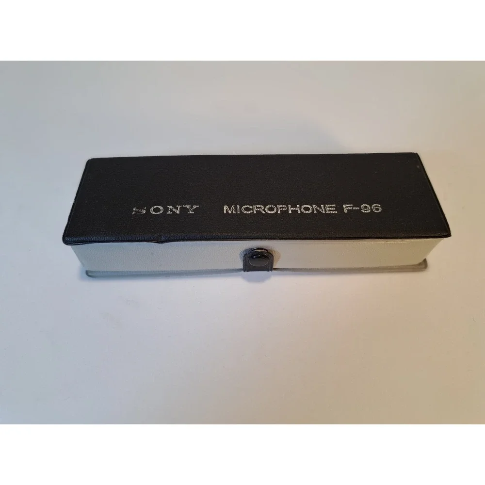 Sony F-96 Dynamic Microphone VTG Low Imp Made‎ in Japan with Original Case